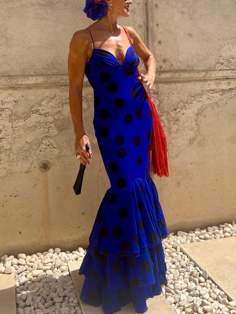 NEW Zara Polka Dot Maxi Dress Size XS - Picture 5 of 16